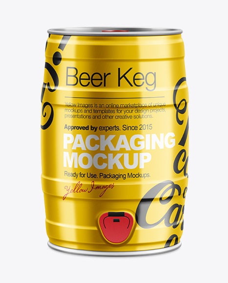 5L Draft Beer Keg Mockup