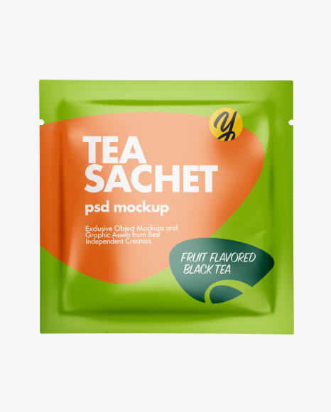 Paper Tea Sachet Mockup