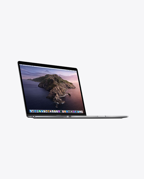 Space Gray MacBook Pro Mockup