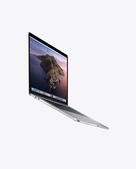 Silver MacBook Pro Mockup