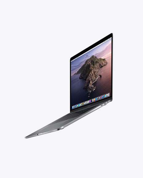 Space Gray MacBook Pro Mockup