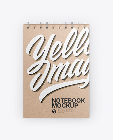 Kraft Notebook Mockup