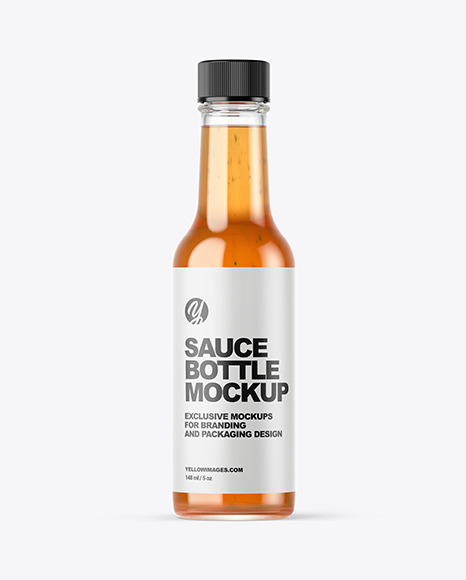 Sweet Chili Sauce Bottle Mockup