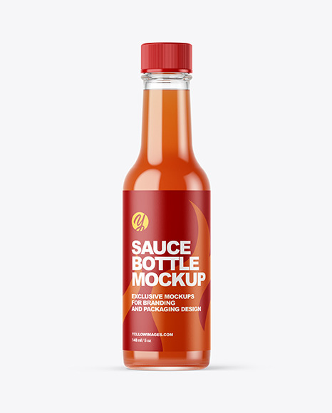 Hot Sweet'n'Sour Sauce Bottle Mockup