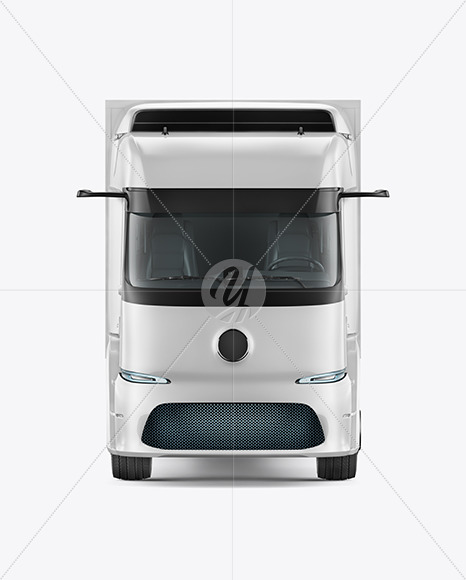 Electric Truck Mockup - Front View