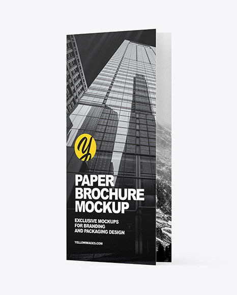 Paper Brochure Mockup
