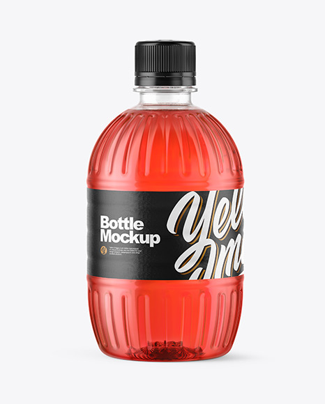 500ml Drink Bottle Mockup