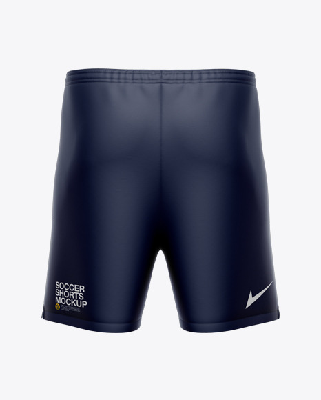 Men's Soccer Shorts Mockup