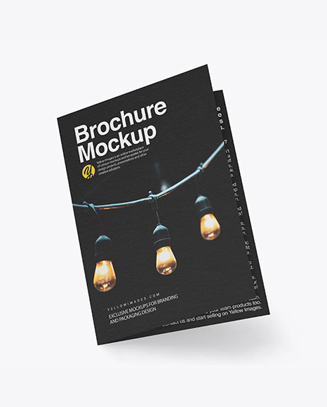 Textured A5 Brochure Mockup