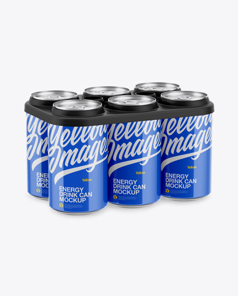 Glossy Cans Mockup