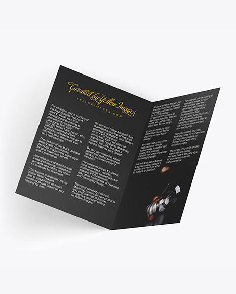 A5 Brochure Mockup