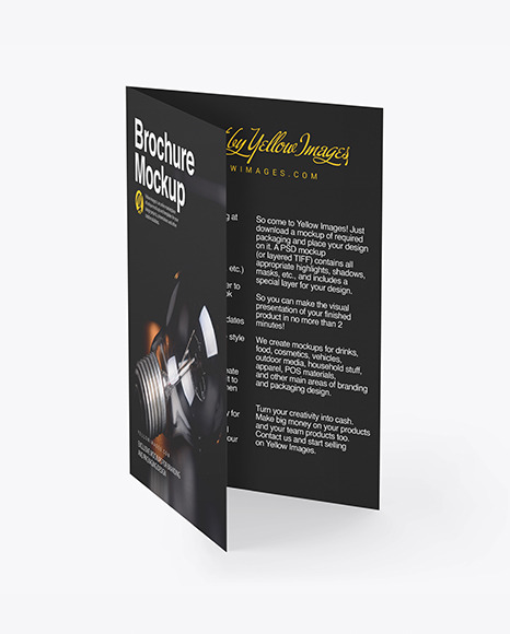 A5 Brochure Mockup