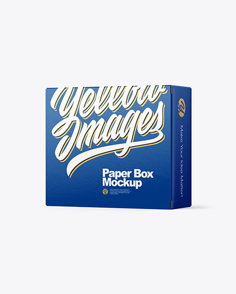 Paper Box Mockup