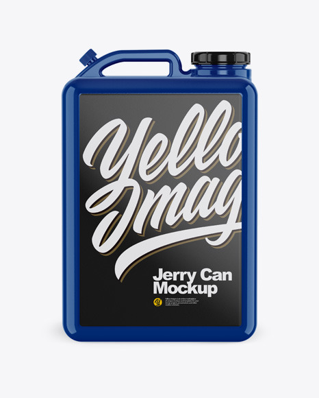 Glossy Jerry Can Mockup