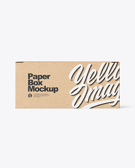 Kraft Paper Box Mockup