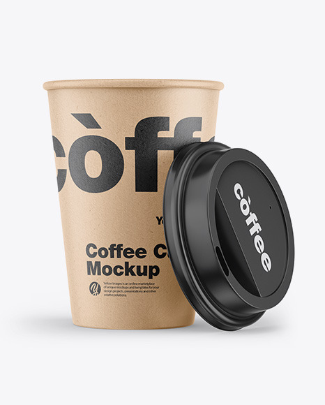 Kraft Coffee Cup Mockup