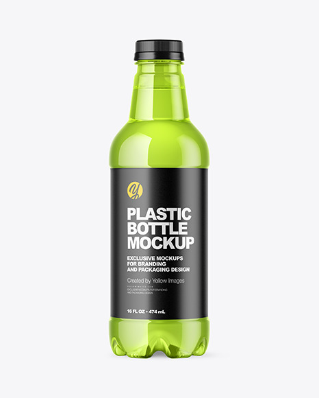 Plastic Drink Bottle Mockup