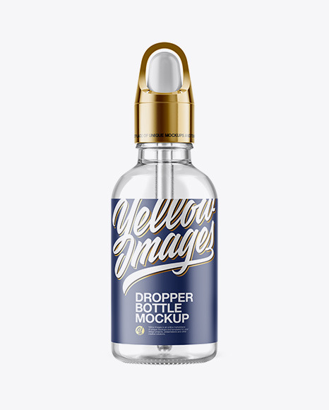 50ml Clear Glass Dropper Bottle