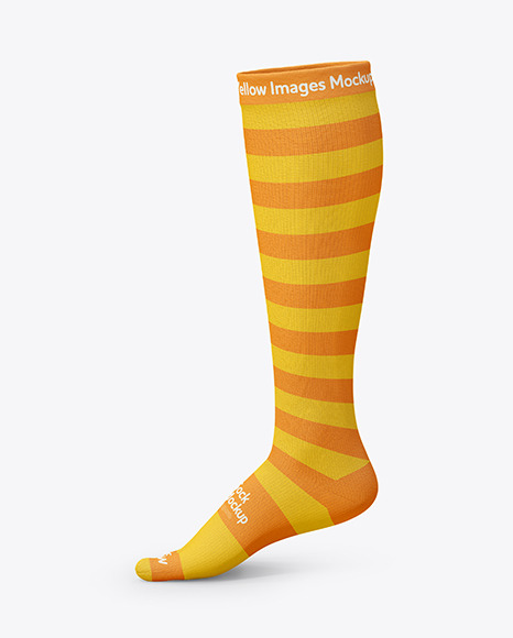 Long Toe Sock Mockup