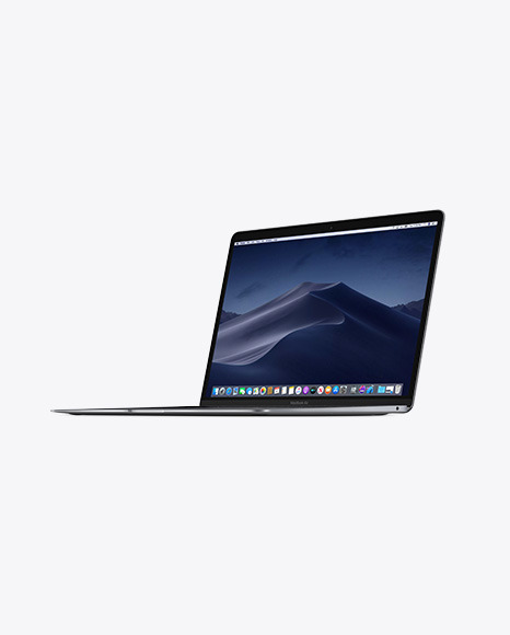 Space Gray MacBook Air Mockup