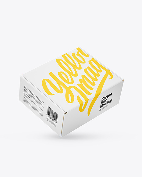 Paper Box Mockup