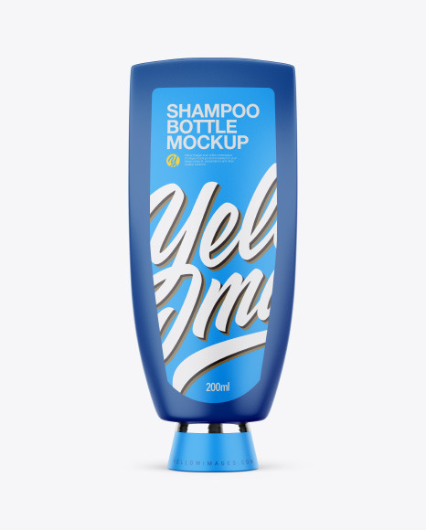 Shampoo Matte Bottle Mockup