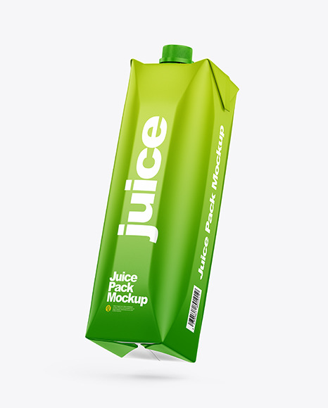 Juice Carton Package Mockup