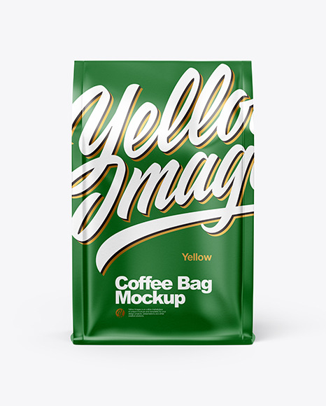 Textured Paper Coffee Bag Mockup