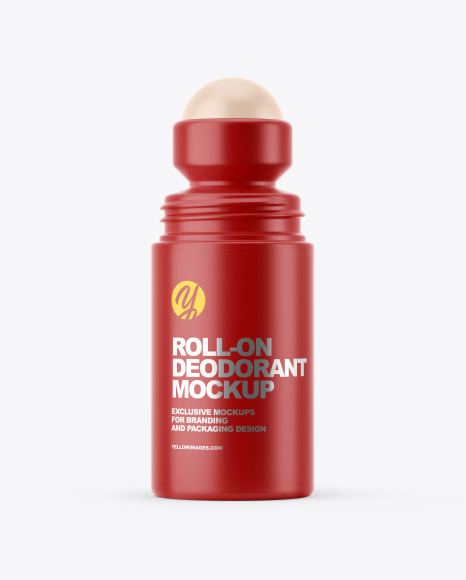 Opened Roll-on Deodorant Mockup