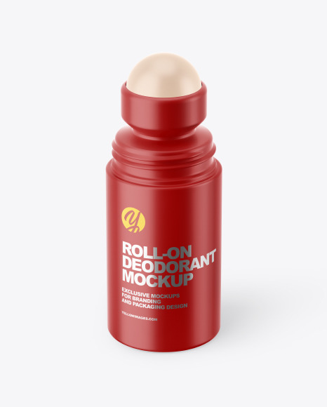 Opened Roll-on Deodorant Mockup