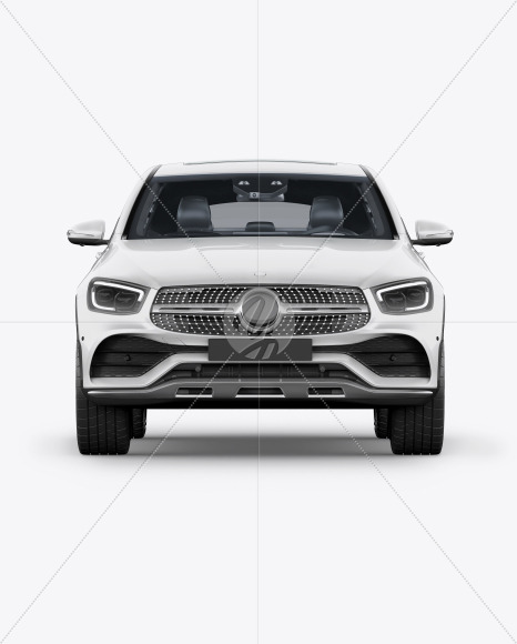 Coupe Crossover SUV Mockup - Front View