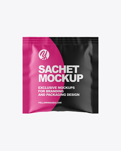 Matte Sachet Mockup