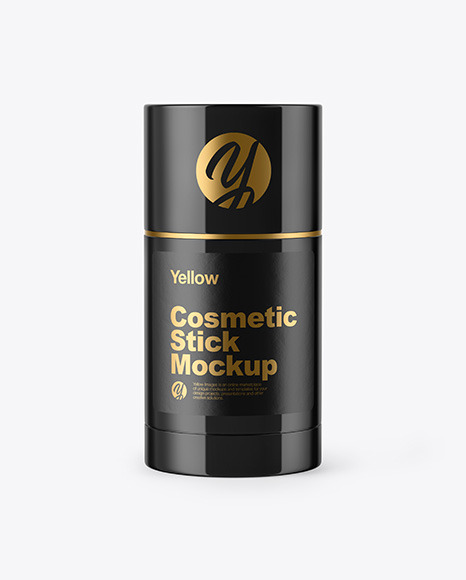 Glossy Deodorant Mockup