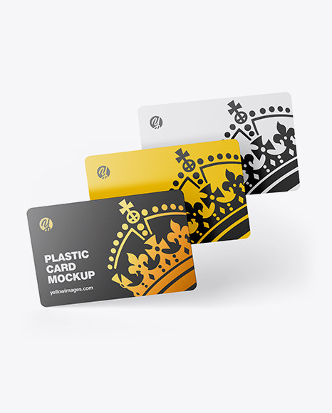 Three Plastic Cards