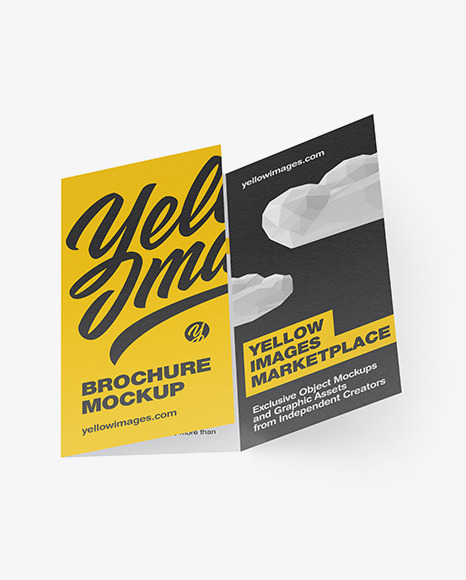 Textured Brochure Mockup