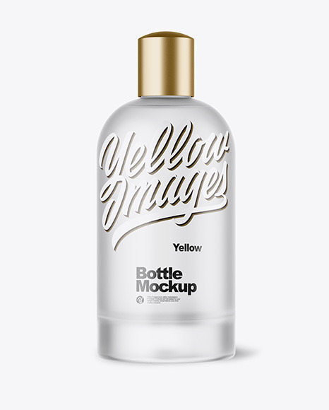 Frosted Bottle Mockup