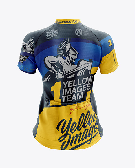 Women’s Cross Country Jersey mockup (Back View)