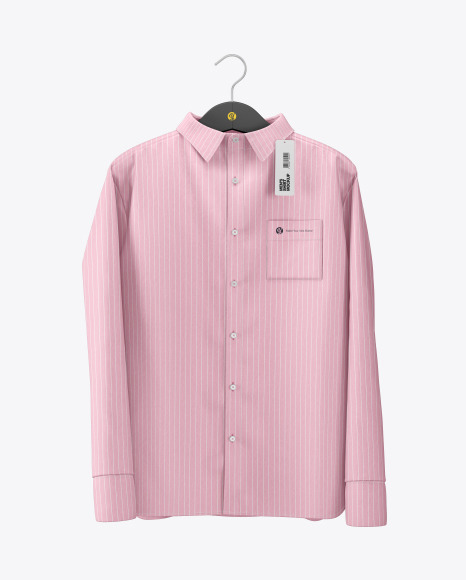 Melange Men's Shirt on Hanger Mockup