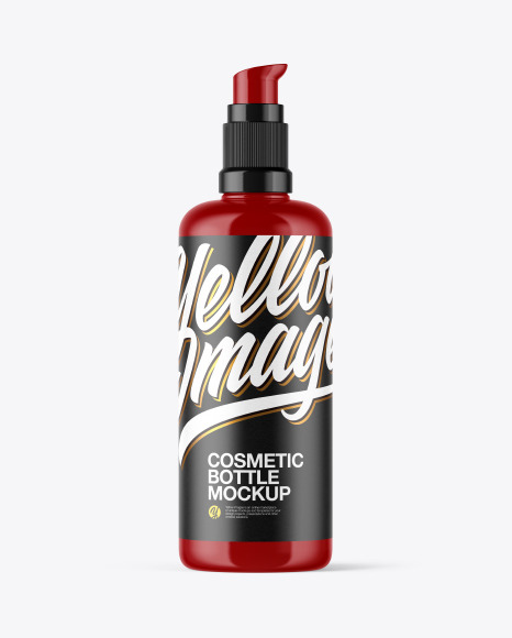 Glossy Cosmetic Bottle