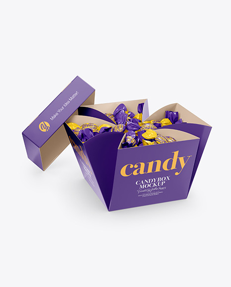 Candy Box Mockup