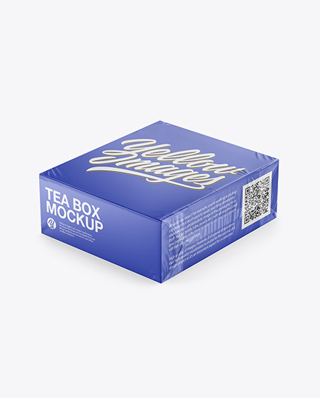 Tea Paper Box Mockup