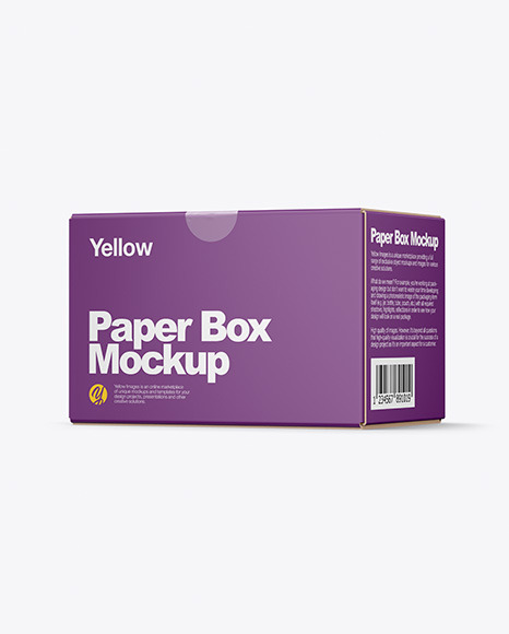 Paper Box Mockup