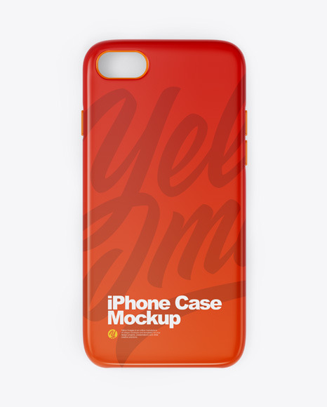 iPhone Glossy Case Mockup