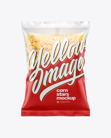 Bag With Honey Stars Cereal Mockup