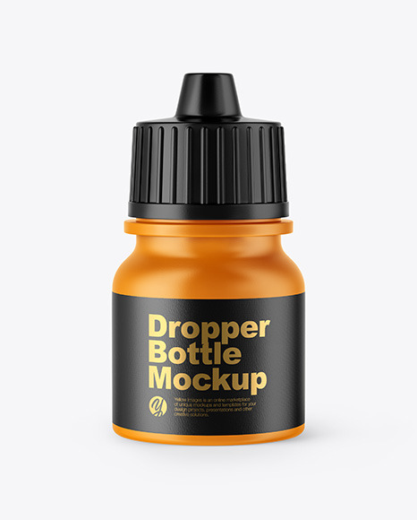 5ml Matte Dropper Bottle Mockup