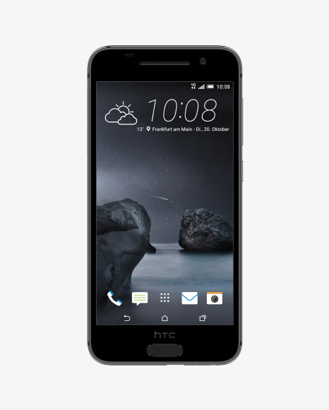 Carbon Gray HTC A9 Phone Mockup