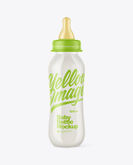 Baby Milk Bottle Mockup
