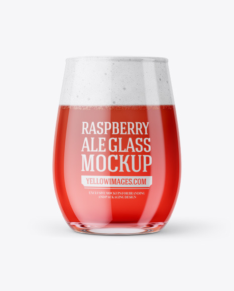 Tester Glass With Raspberry Ale