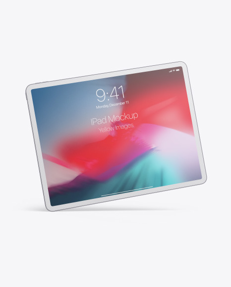 Clay Apple iPad Pro 2018 12.9 Mockup