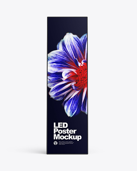 LED Poster Mockup